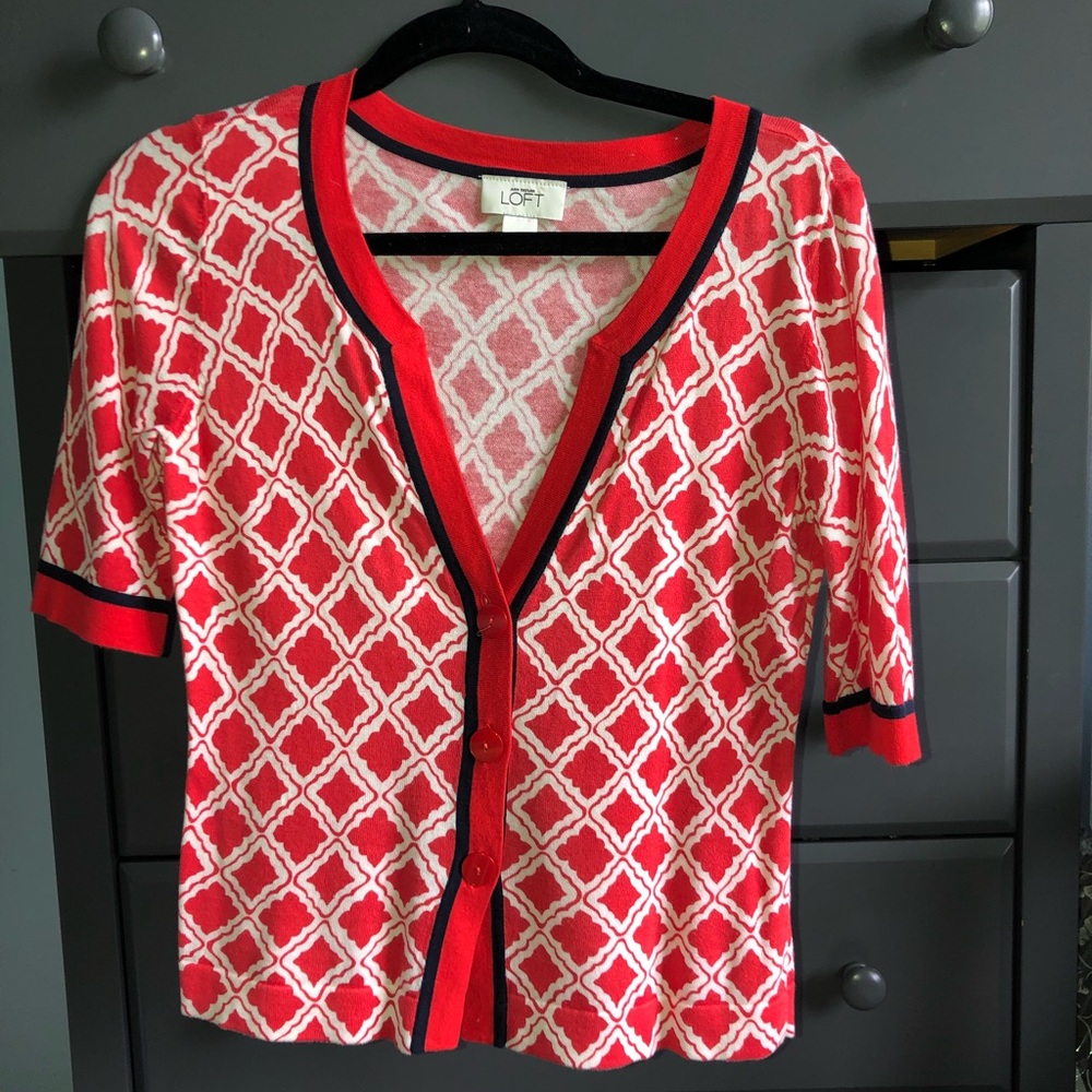 Shirt sleeve sweater by AT Loft